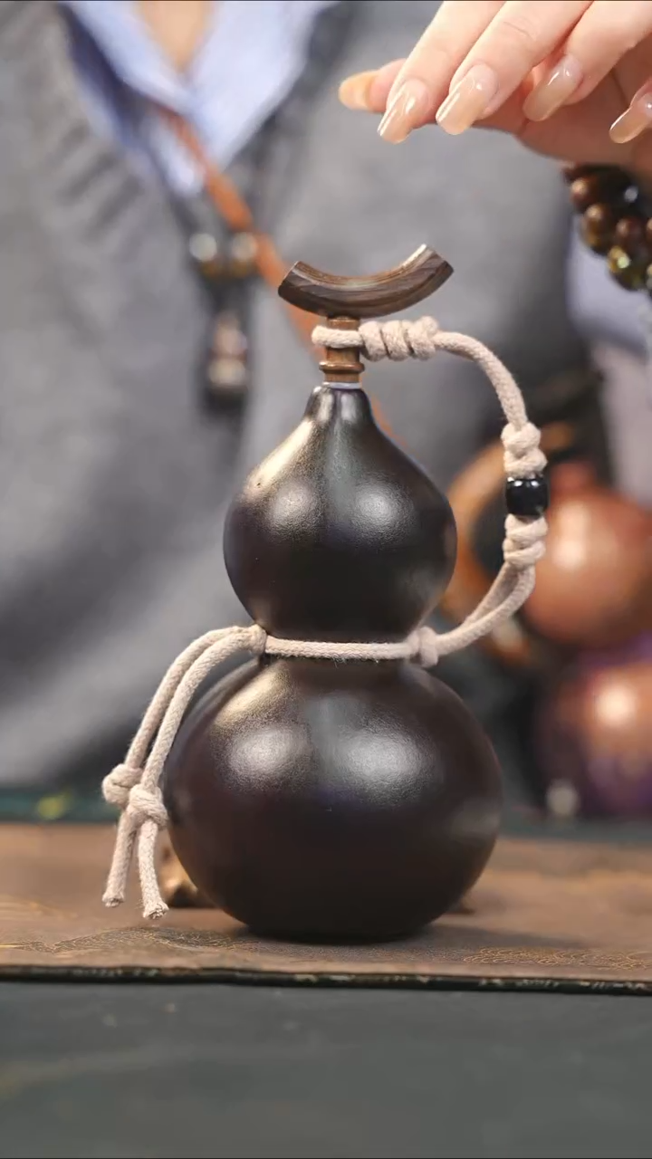 【闪购商品】WX144漆艺酒葫芦不包手串及旋转底座