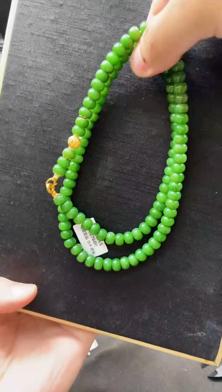 【闪购商品】和田玉项链18K金镶嵌多样性发一