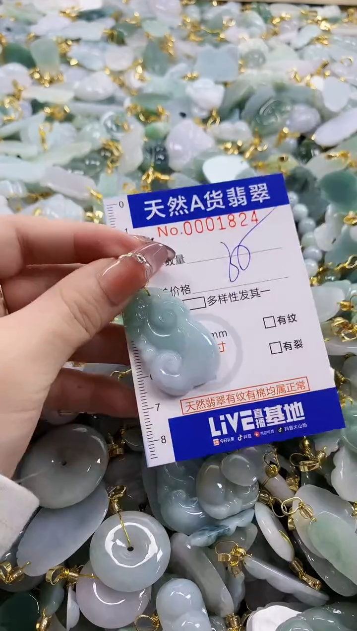颈饰未镶嵌翡翠天然A货翡翠