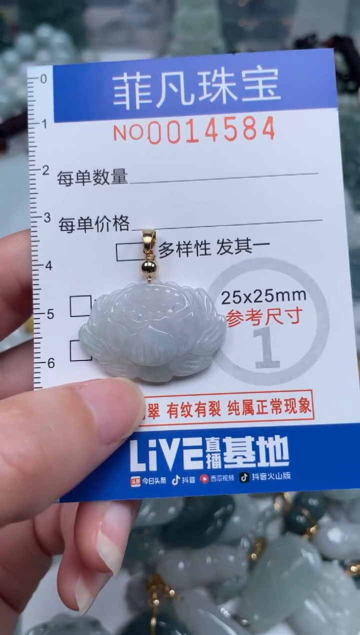 颈饰未镶嵌翡翠14584