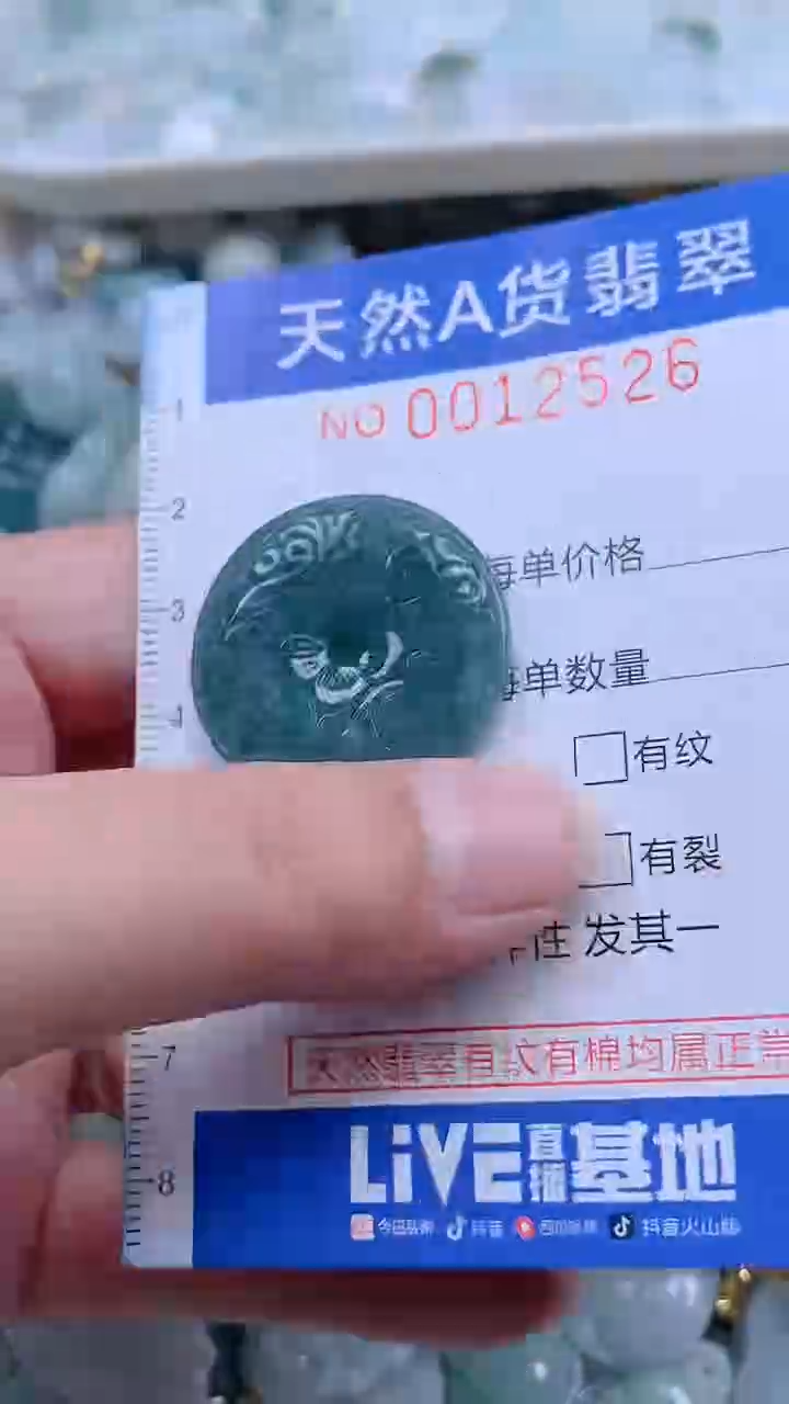 翡翠未镶嵌吊坠(不含链)1