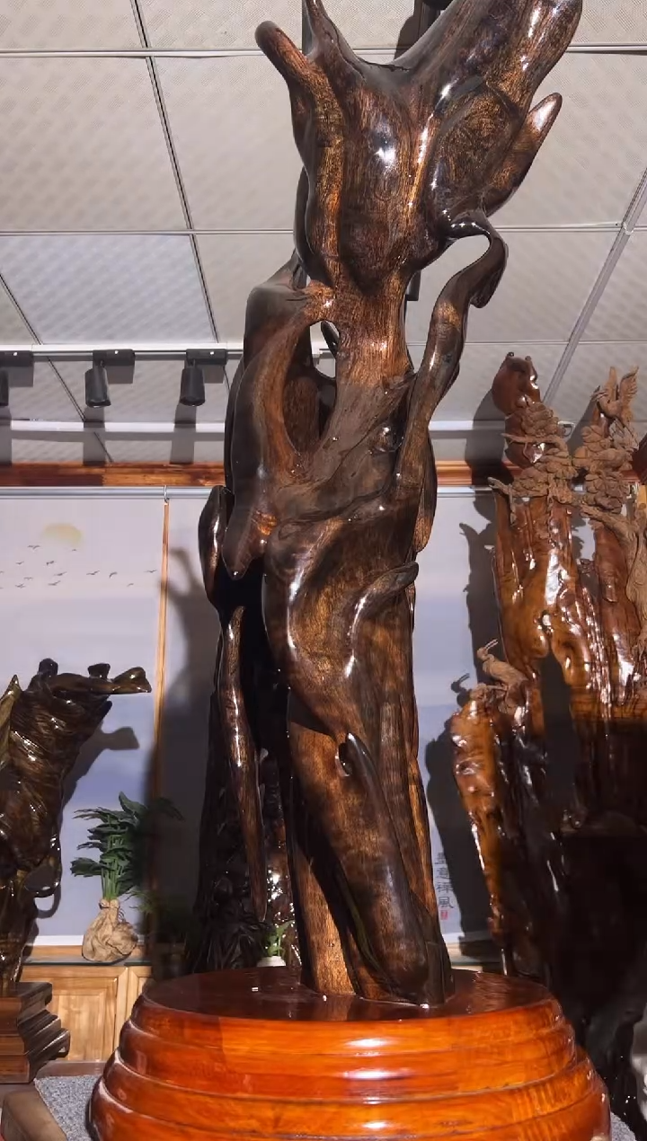 【闪购商品】木金丝楠小叶桢楠乌木摆件