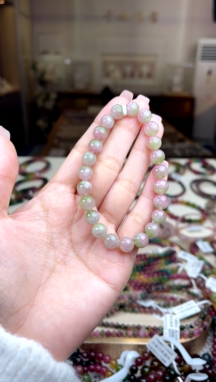 【闪购商品】碧玺/未镶嵌8mm+碧玺单圈多样性发货