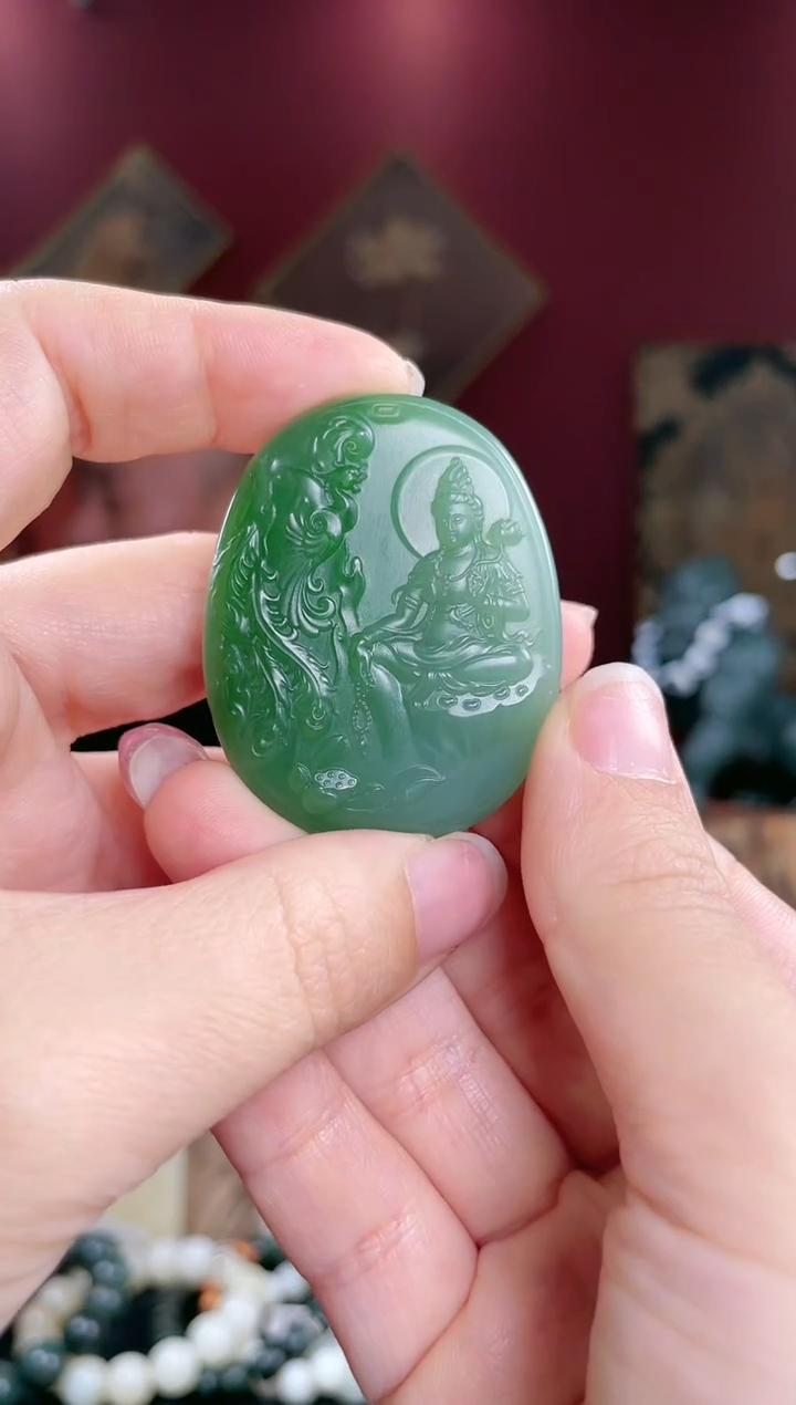 【闪购商品】和田玉颈饰未镶嵌观音