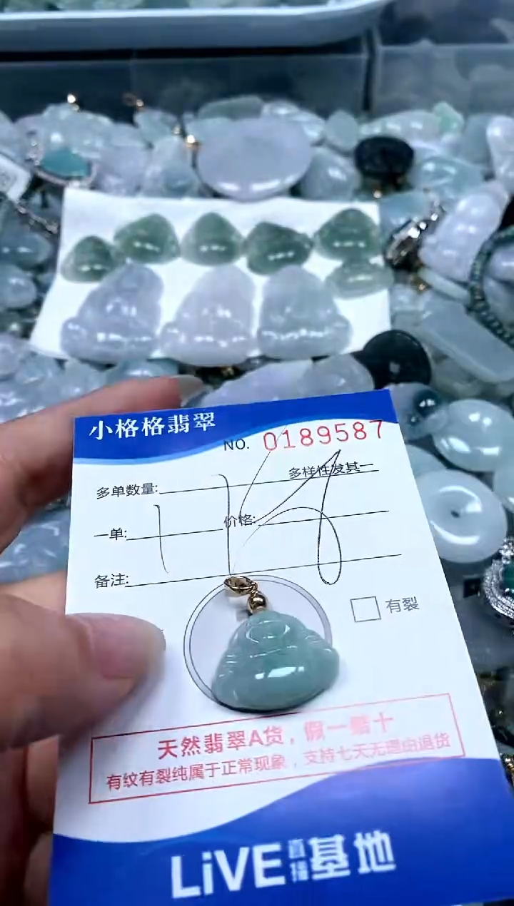 【闪购商品】翡翠颈饰未镶嵌闪购商品0189587