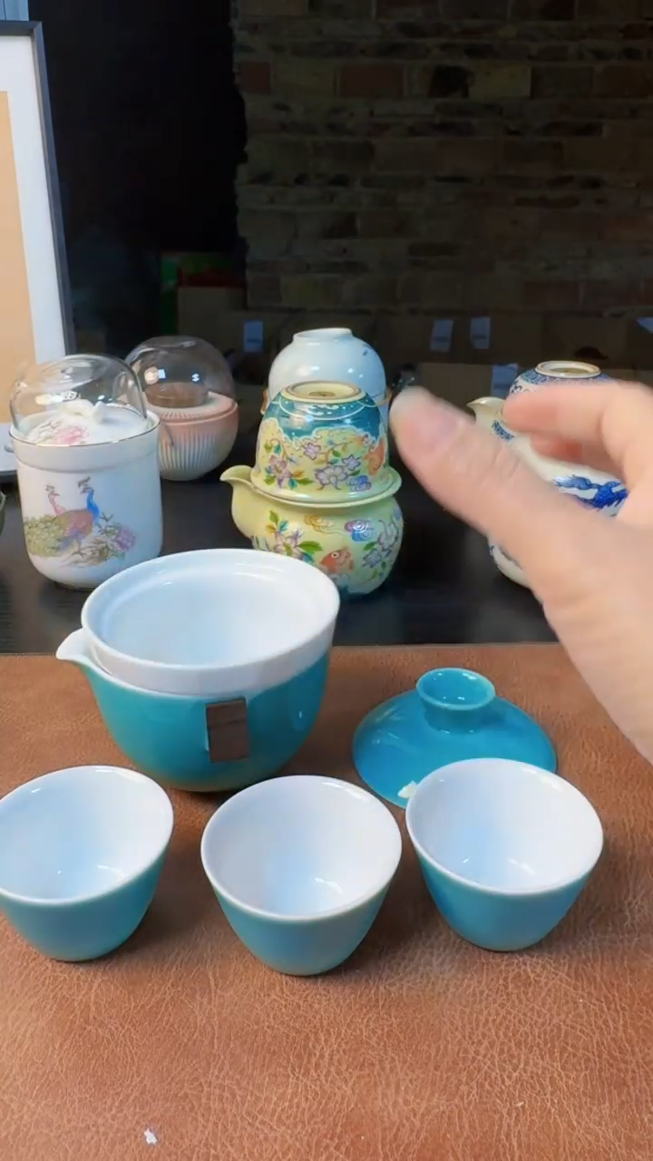 【闪购商品】杯德化白瓷，快客茶具