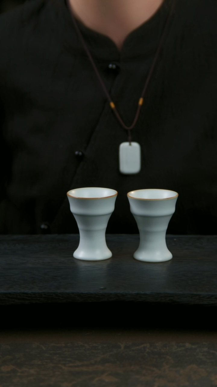 【闪购商品】杯月光酒杯2只（开片）