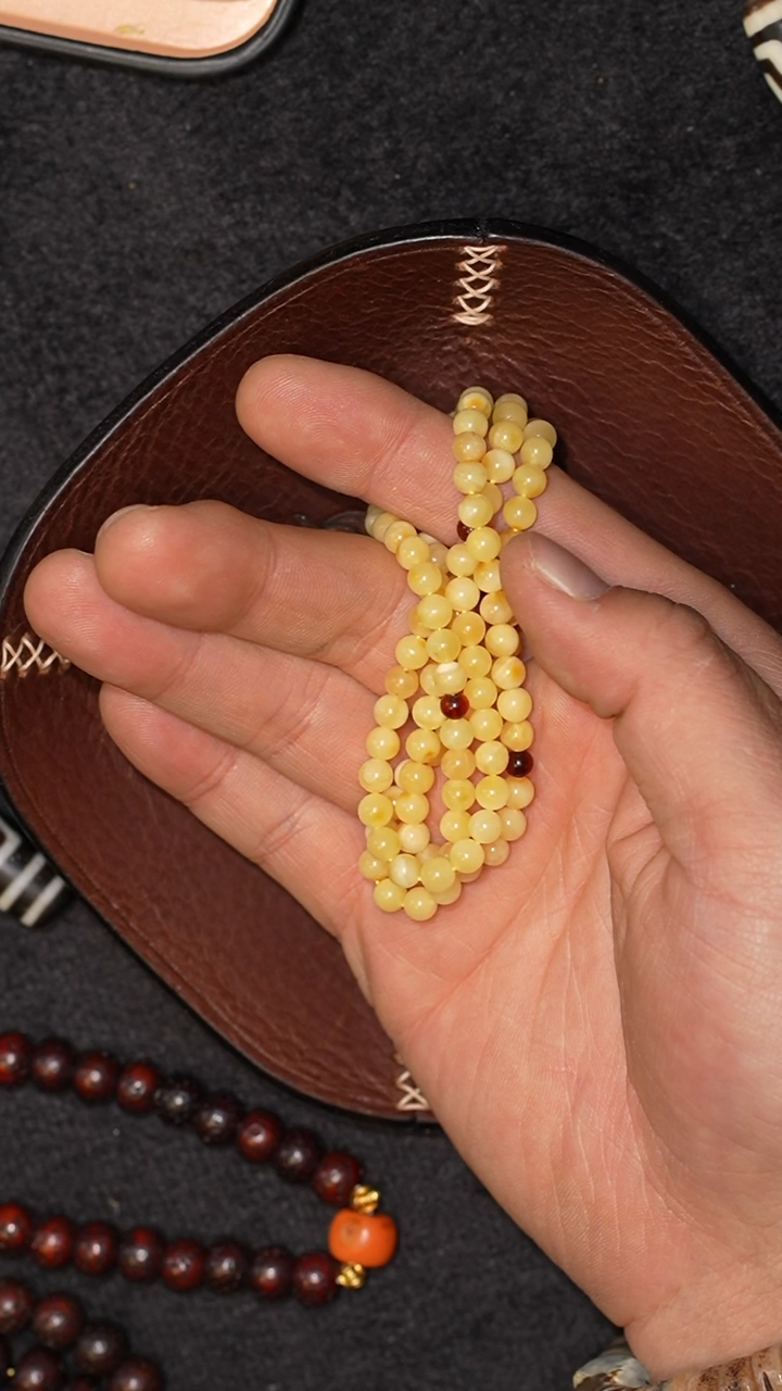 【闪购商品】蜜蜡颈饰未镶嵌冲赛康胡子哥，DIY一134