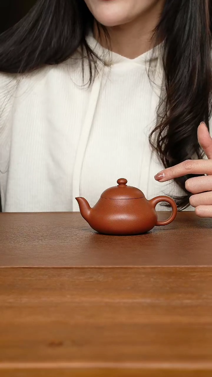 【闪购商品】紫砂茶壶王峰老师 梨形 朱砂150cc