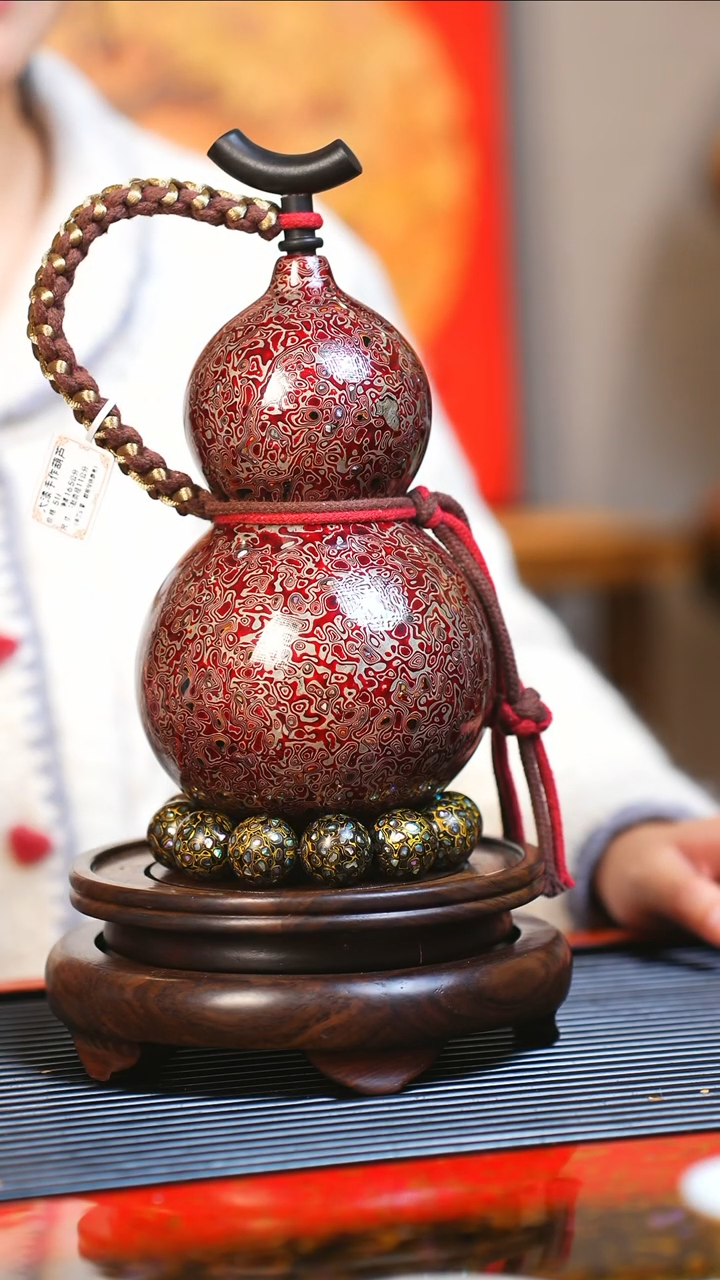 【闪购商品】JZ113大师姐臻选非遗大漆酒葫芦