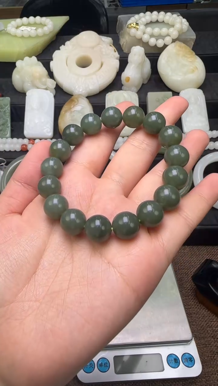 未镶嵌手串和田玉手串