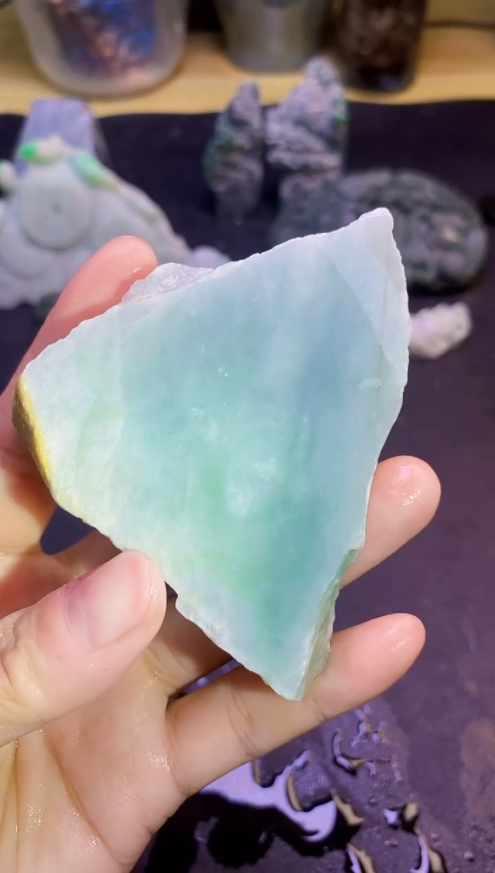 翡翠未镶嵌颈饰天然翡翠034