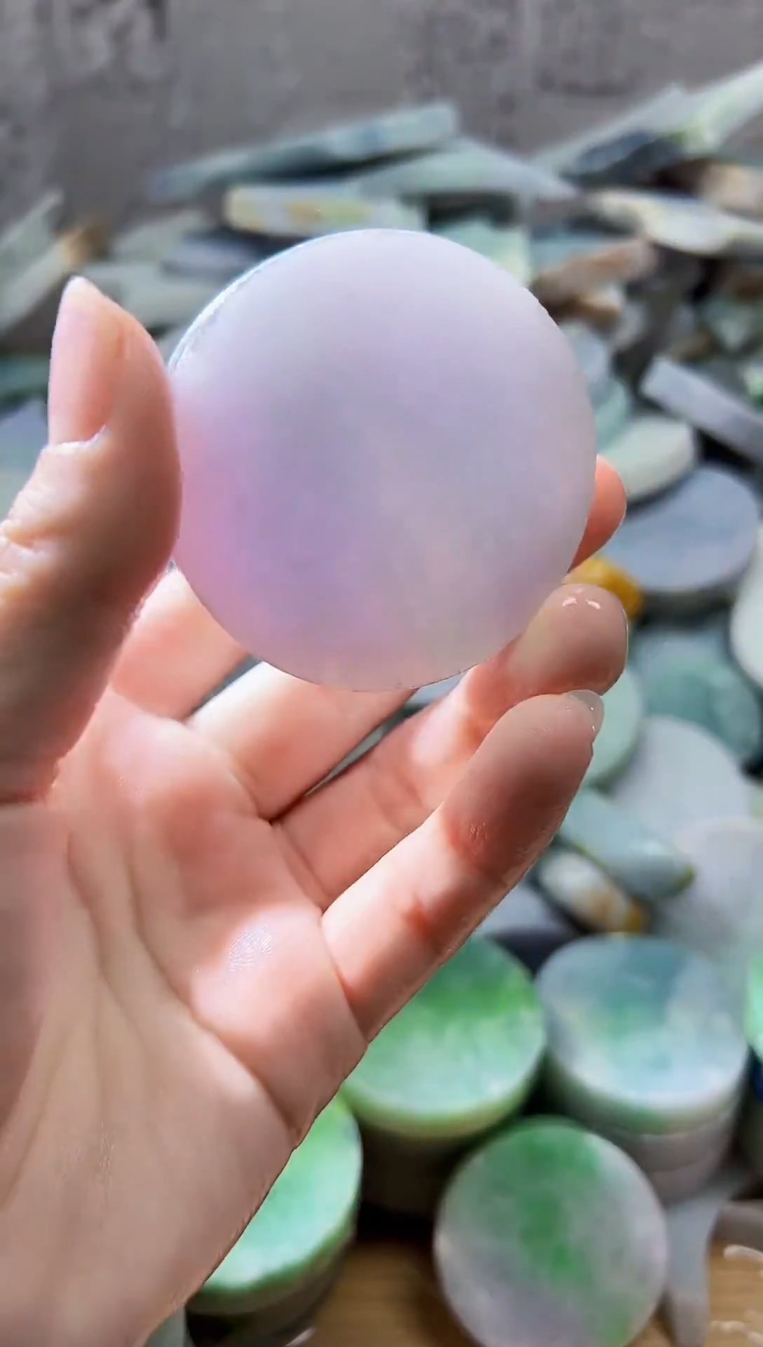 裸石翡翠天然翡翠A货余 南 664