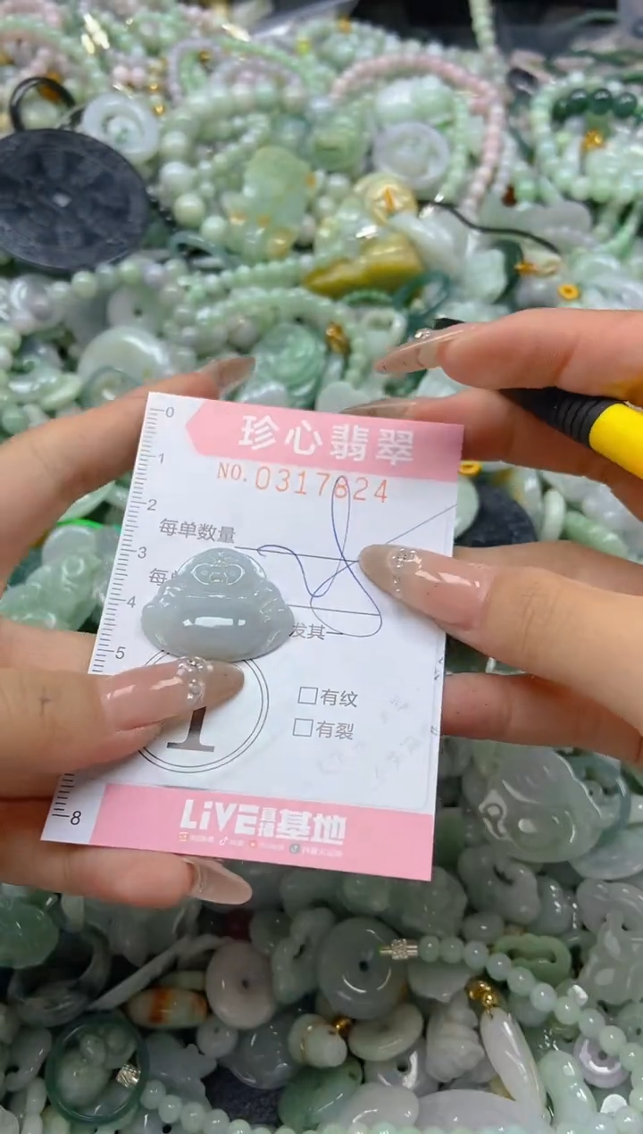 翡翠未镶嵌颈饰闪购0317824