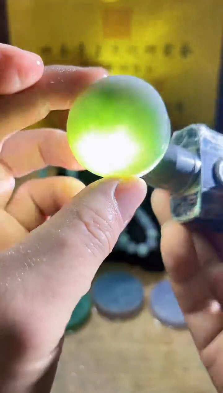 未镶嵌挂件翡翠A货常星7448