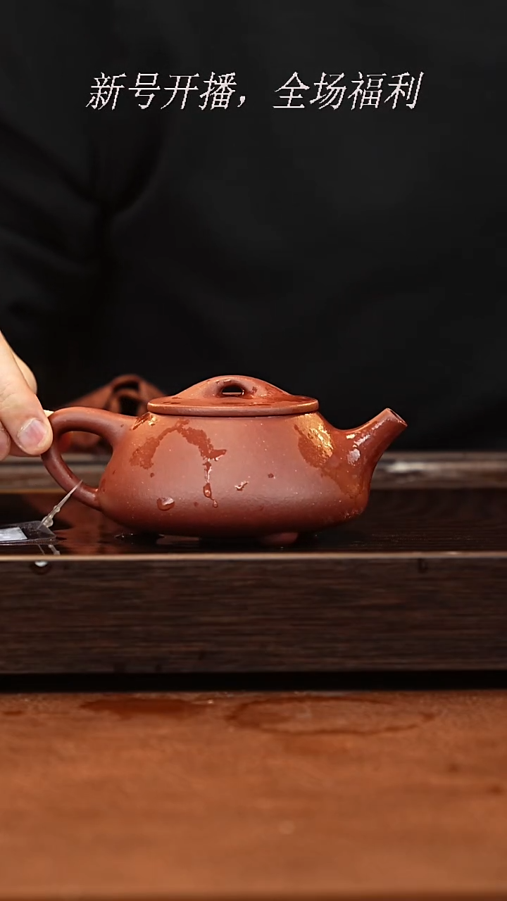 茶壶紫砂7y24底曹清石瓢