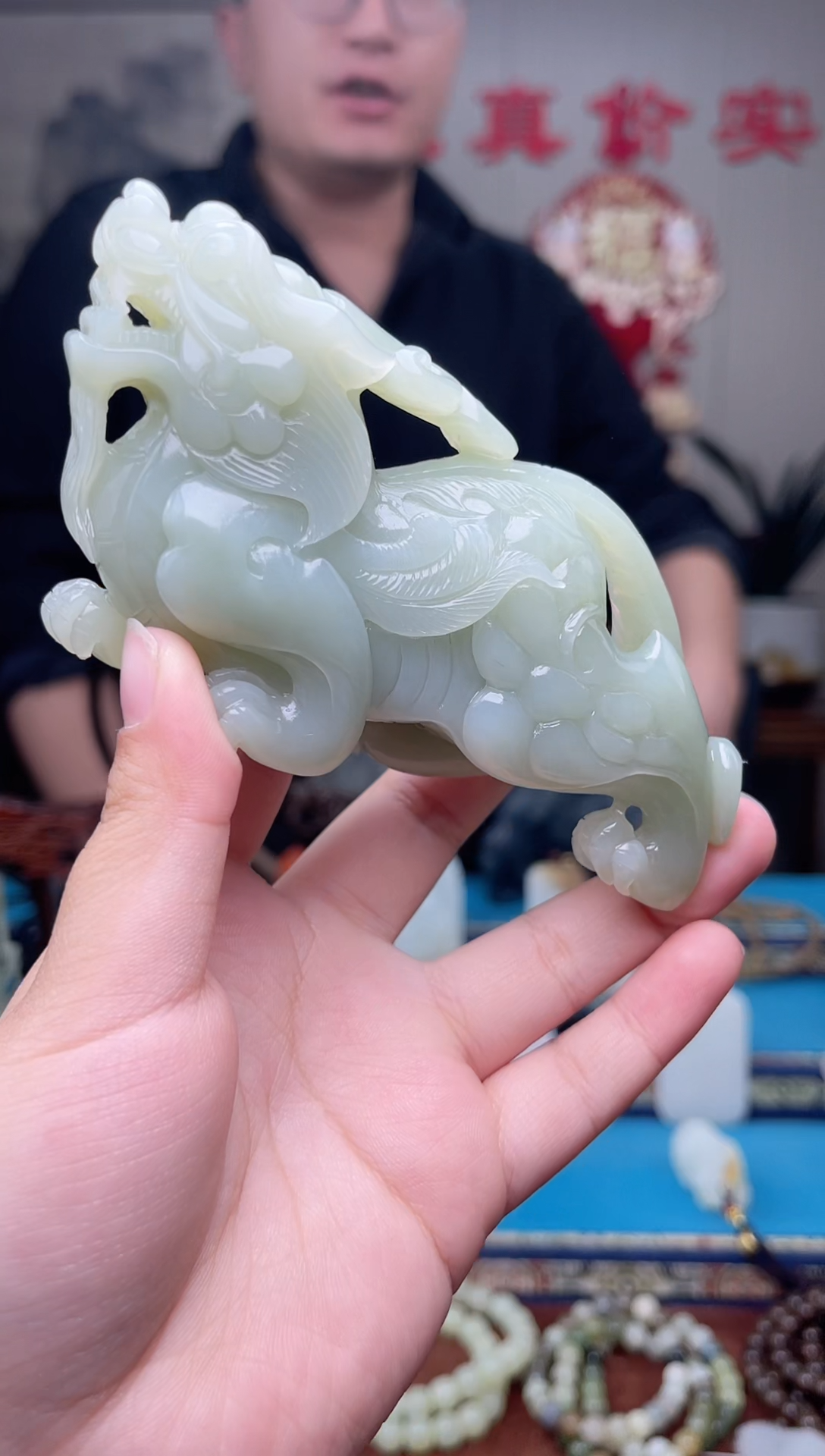 和田玉未镶嵌挂件1