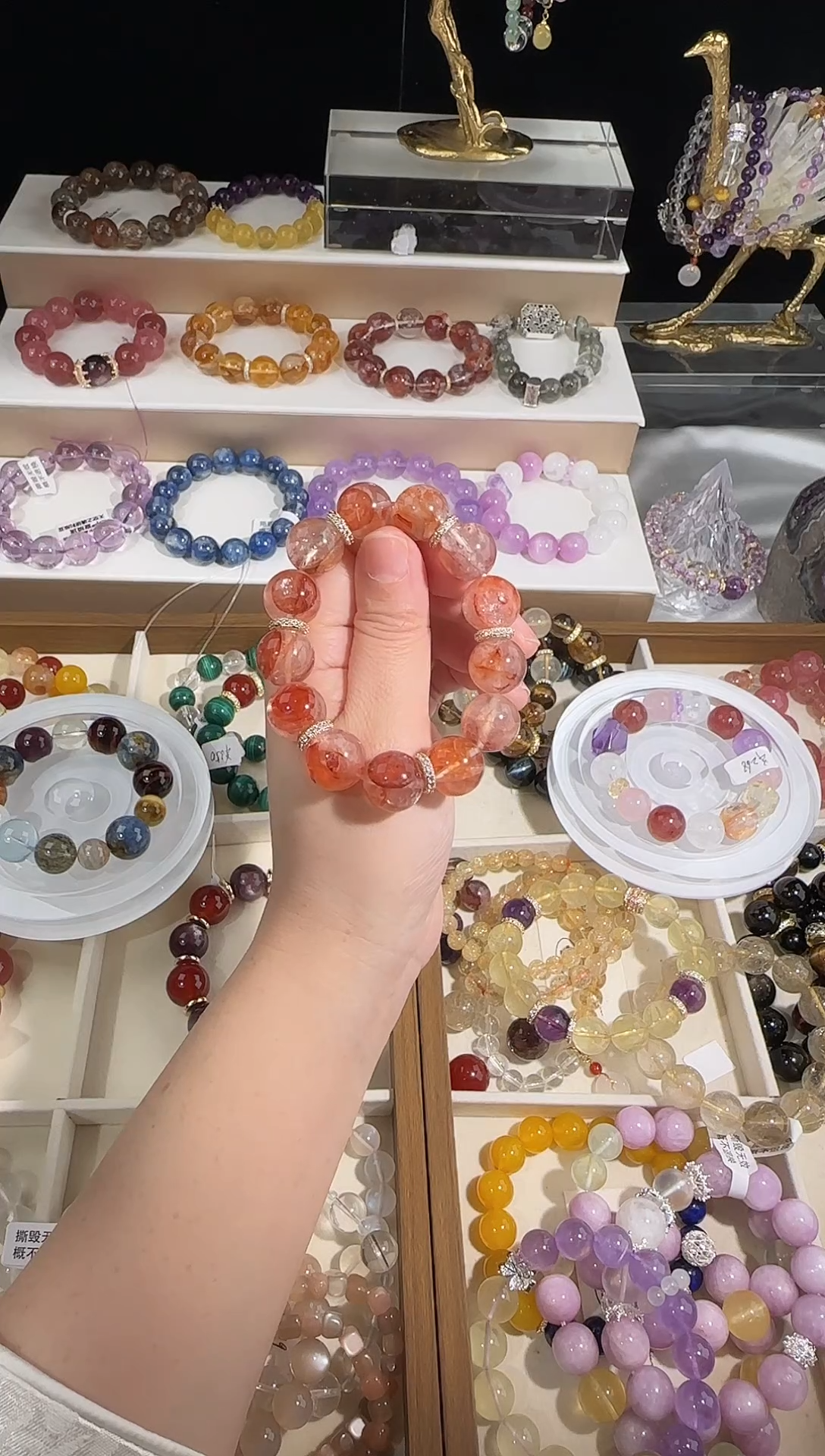 无无设计师精品红色系手串