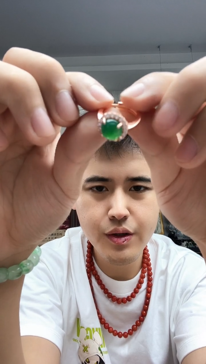 玛瑙/玉髓颈饰合金玛瑙戒指