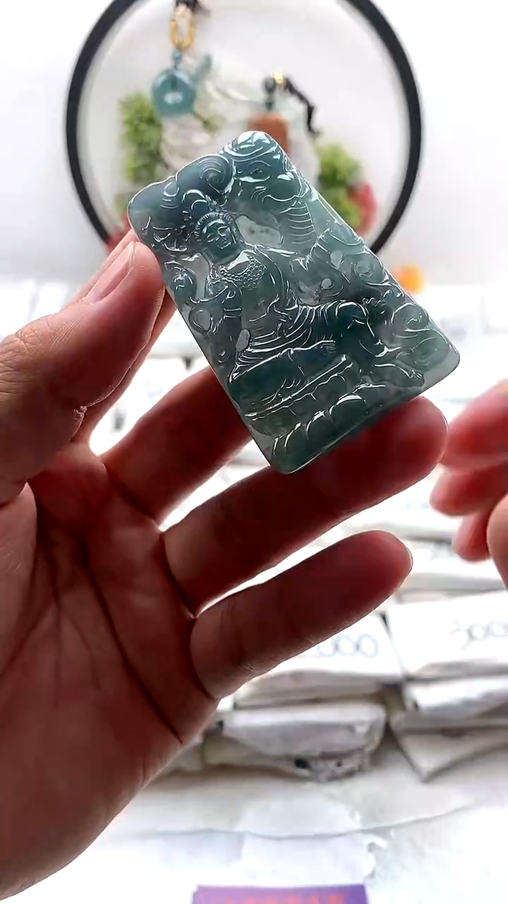 颈饰未镶嵌翡翠普贤