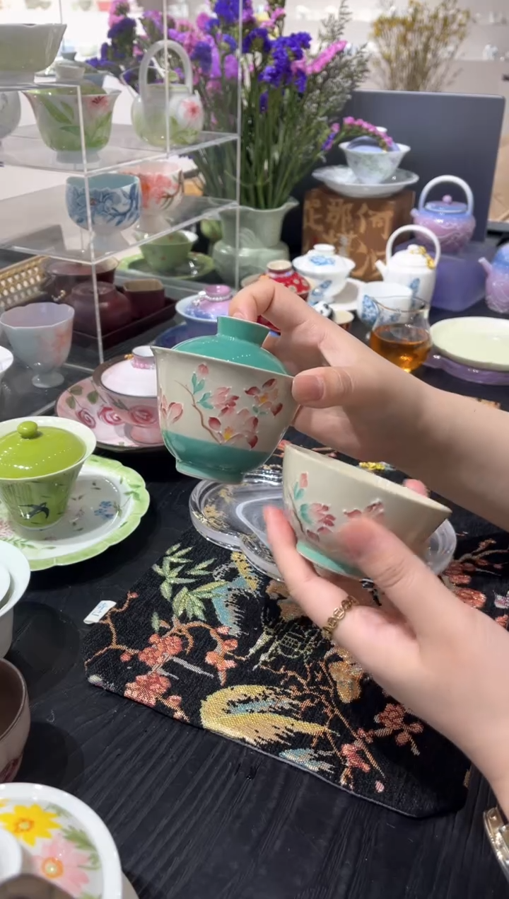 【闪购商品】盖碗+茶杯 啊哈哈哈哈哈哈