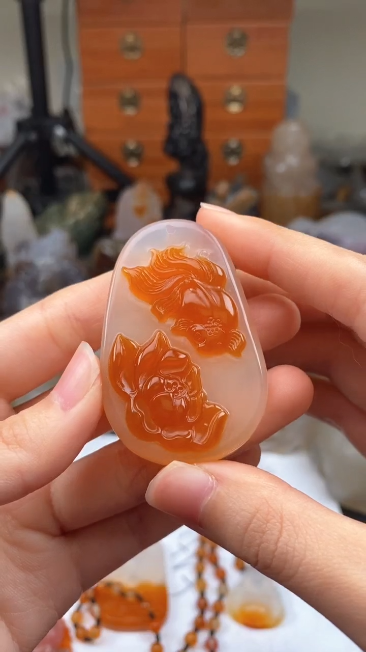 【闪购商品】玛瑙/玉髓颈饰未镶嵌AA