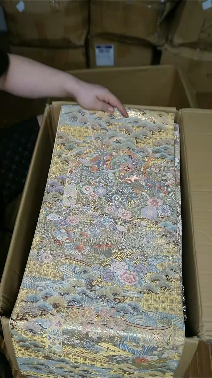 织绣织锦6凤凰花卉。