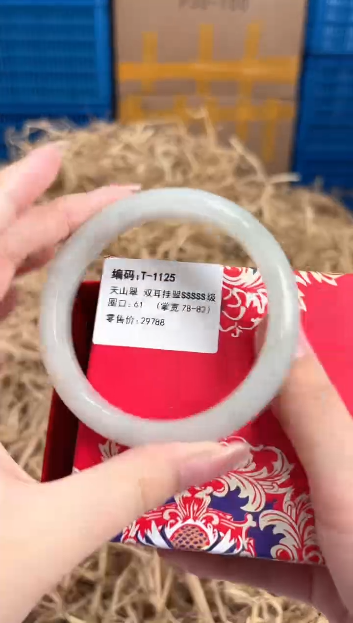 未镶嵌手镯石英质玉T-1125