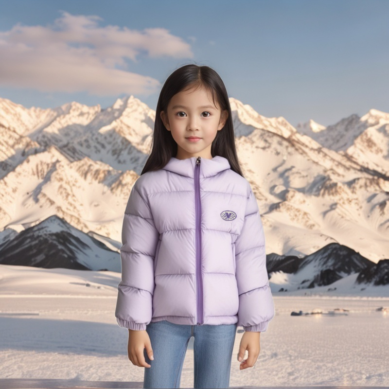 婴格朗迪E13羽绒服男童女童加厚白鸭绒童装冬季外套