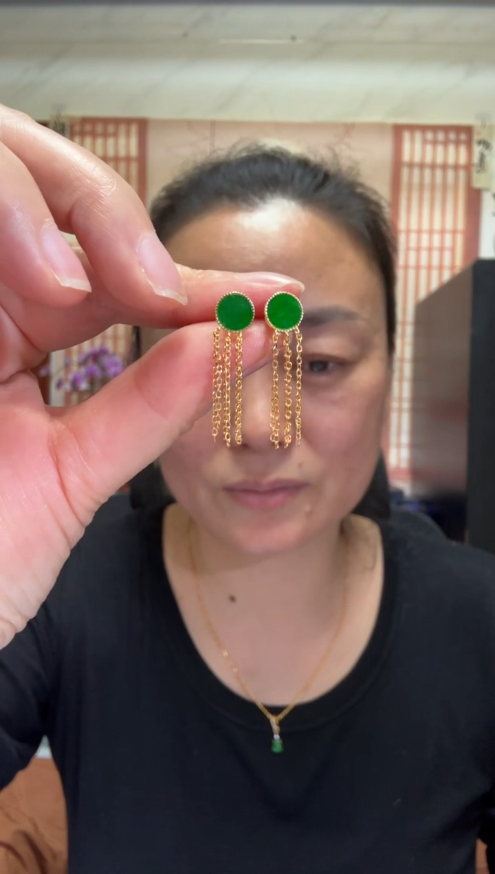 颈饰银S925镶嵌翡翠00006100