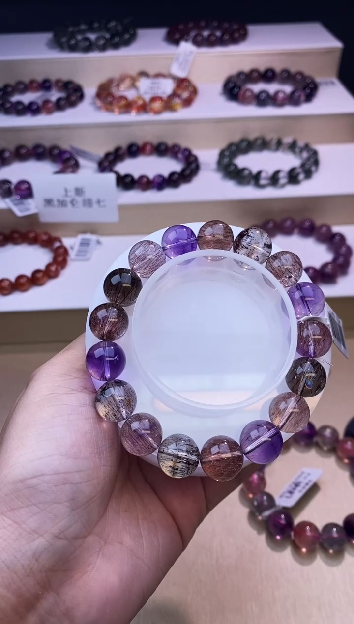 未镶嵌手链水晶仙女超七单圈12m+