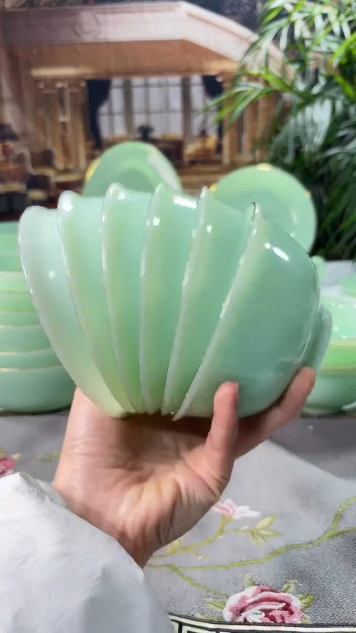 【闪购商品】... 4.5英寸玉瓷碗6个口径11.5厘米