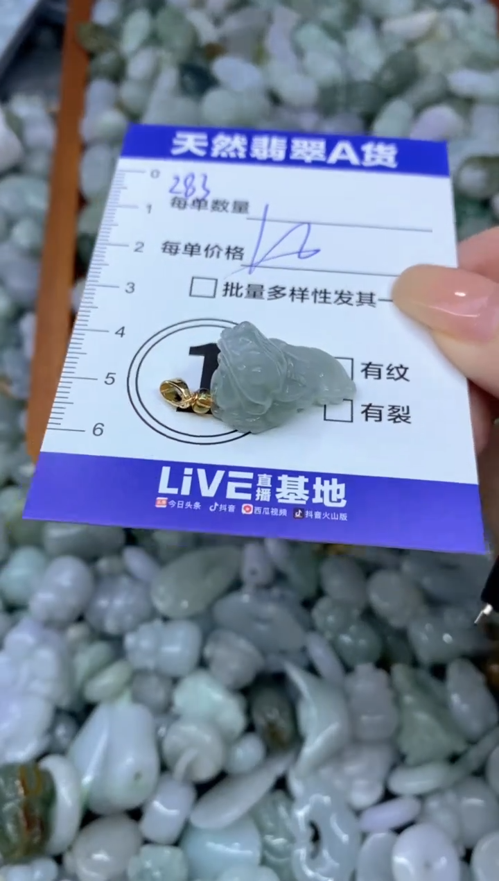 颈饰未镶嵌翡翠天然翡翠A货批量多样性发一件