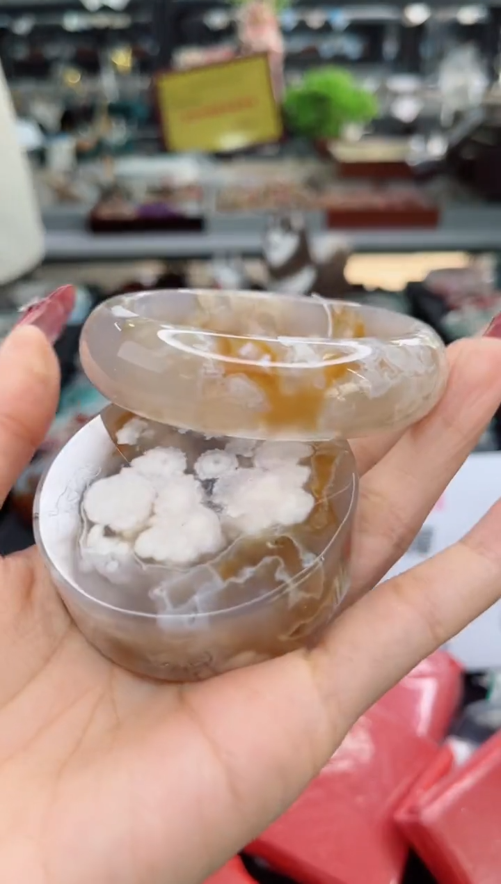 【闪购商品】石英质玉手镯未镶嵌60圈口（赠品镯心）3536223