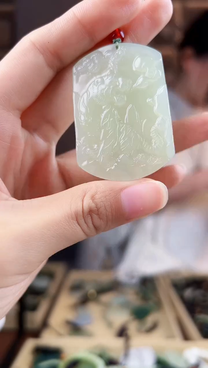 颈饰未镶嵌和田玉拍一发一，多样性发货