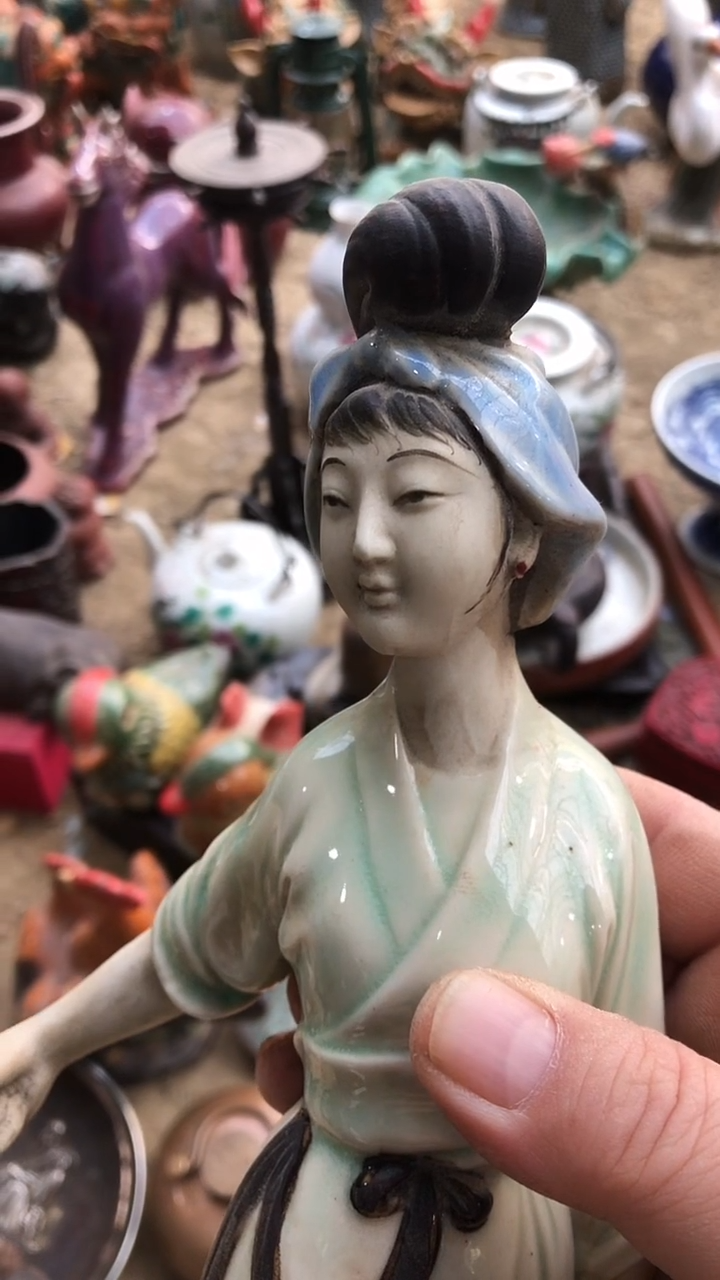 摆件隔***头商用陶瓷代替链接（已直播间实物为准