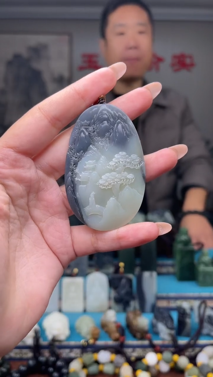 未镶嵌和田玉挂件1