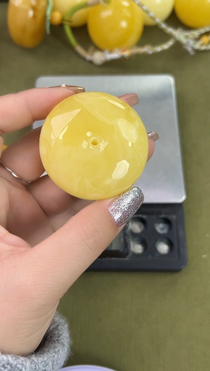 裸石琥珀未镶嵌天然琥珀蜜蜡吊坠