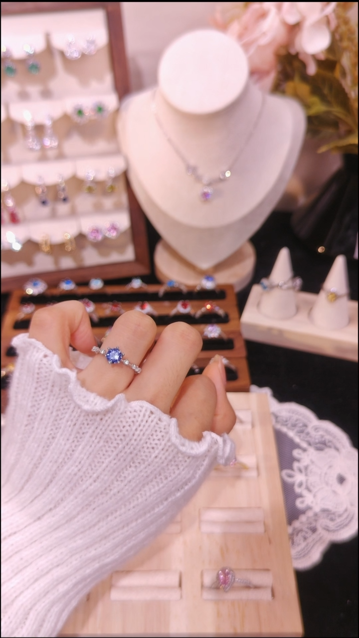 合金无蓝色戒指 