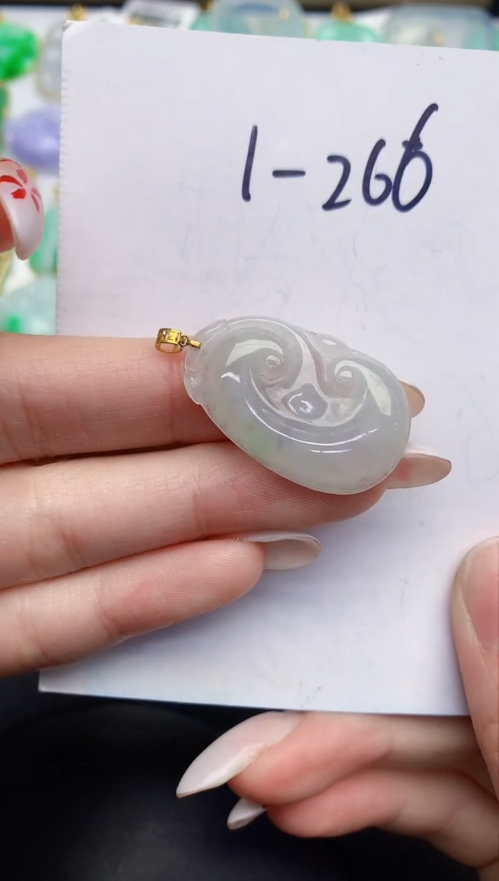【闪购商品】翡翠颈饰18K金镶嵌0000000000