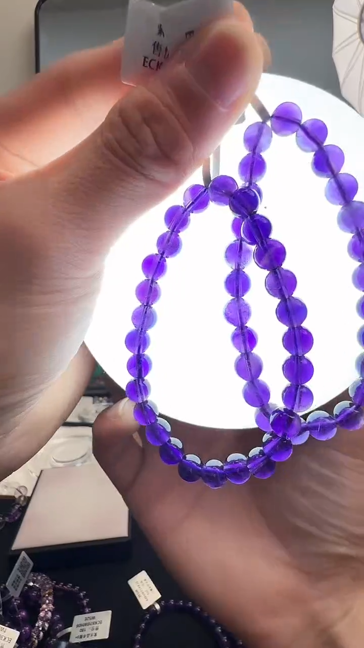 未镶嵌手链水晶村1775 约7mm 多样性发一件