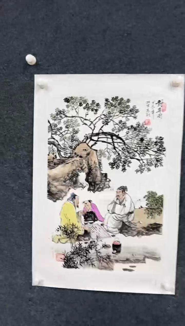 【闪购商品】国画2.2-艺术-冯高翔-四尺三开人物-41