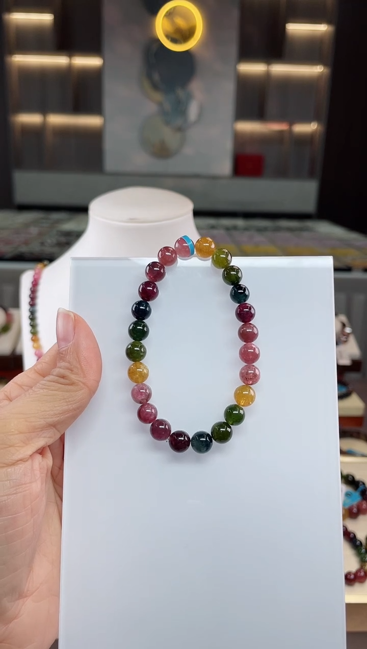 【闪购商品】碧玺单圈手串未镶嵌（多样性发一条）Q