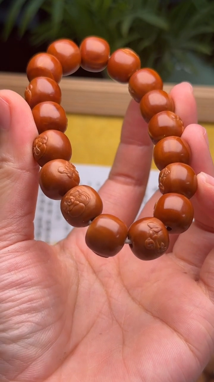 【闪购商品】橄榄核手串/手链橄榄核老型弥勒