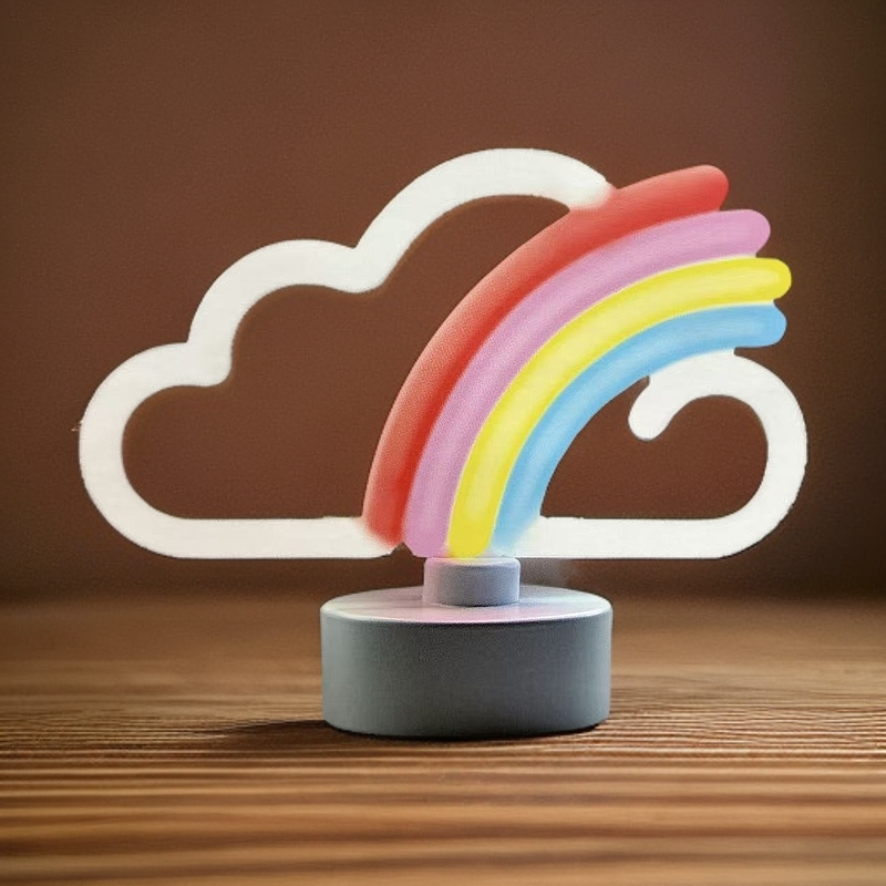 彩虹小夜灯led霓虹灯