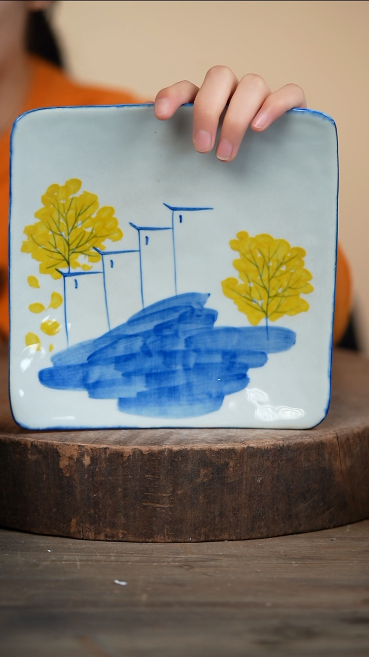 【闪购商品】瓷片景德镇高温釉下彩（食品级）