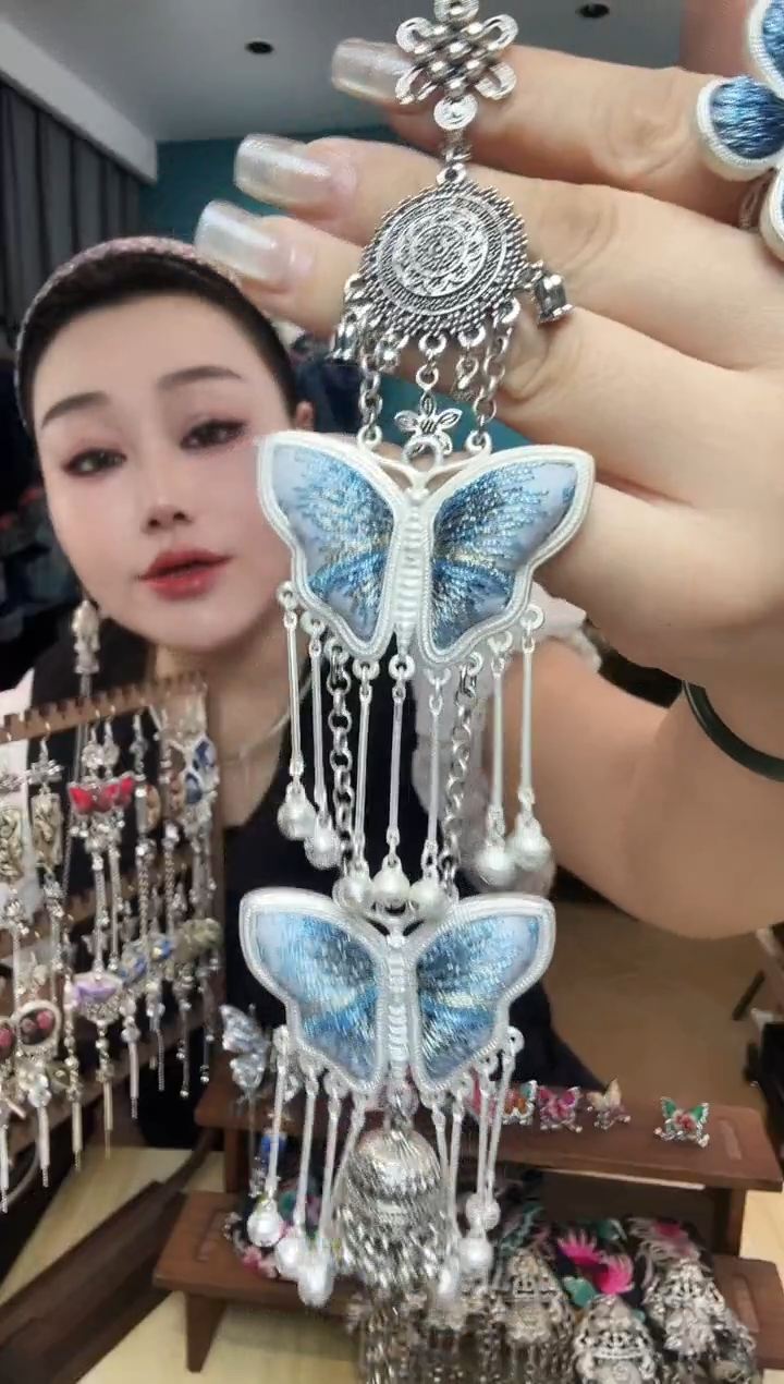 刺绣纯手工民族风刺绣压襟