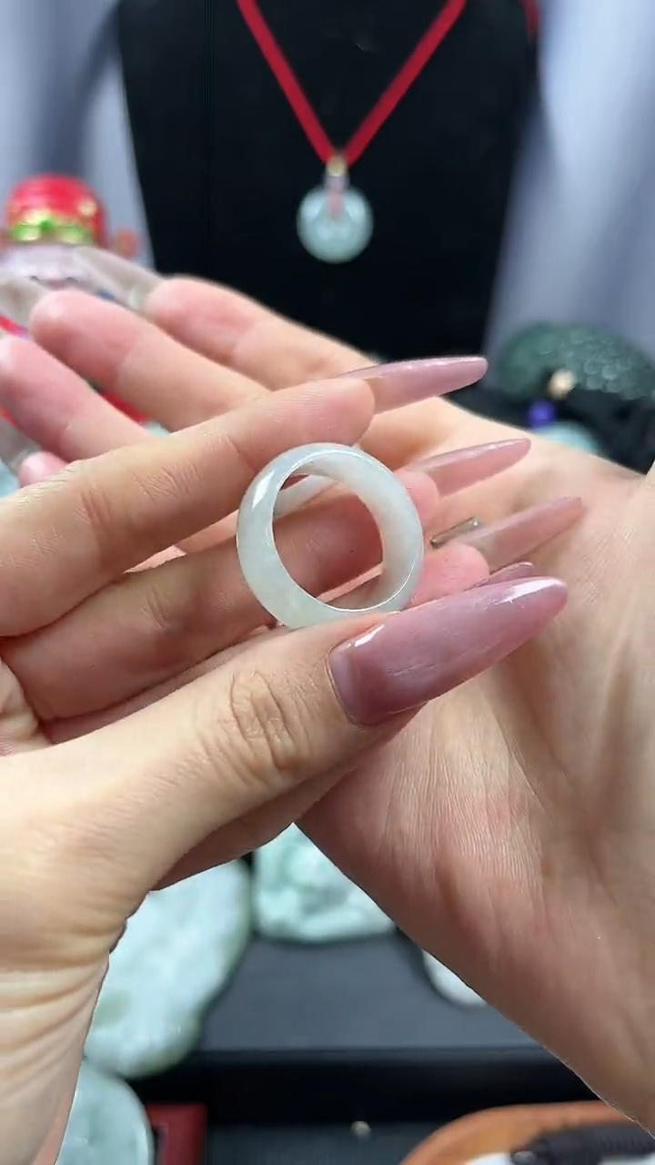 【闪购商品】翡翠颈饰未镶嵌20.3圈口  戒指