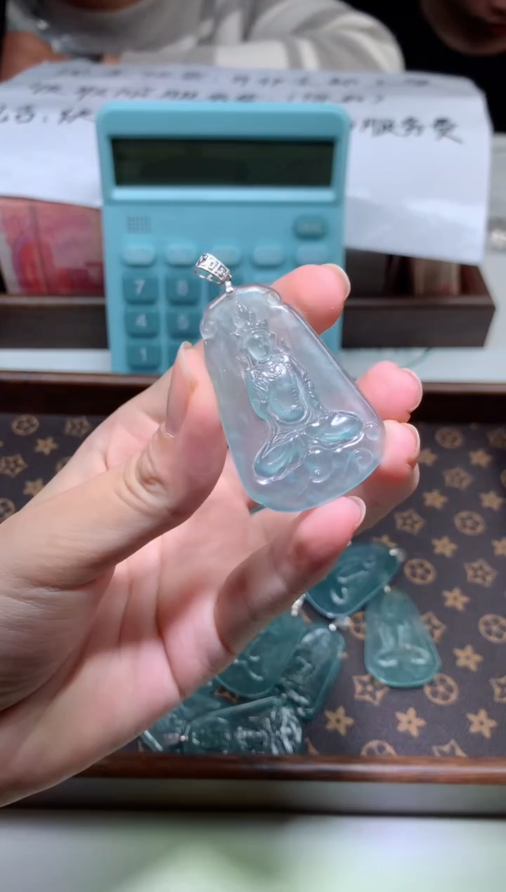 【闪购商品】翡翠项链合金天然A货翡翠-多样性发货