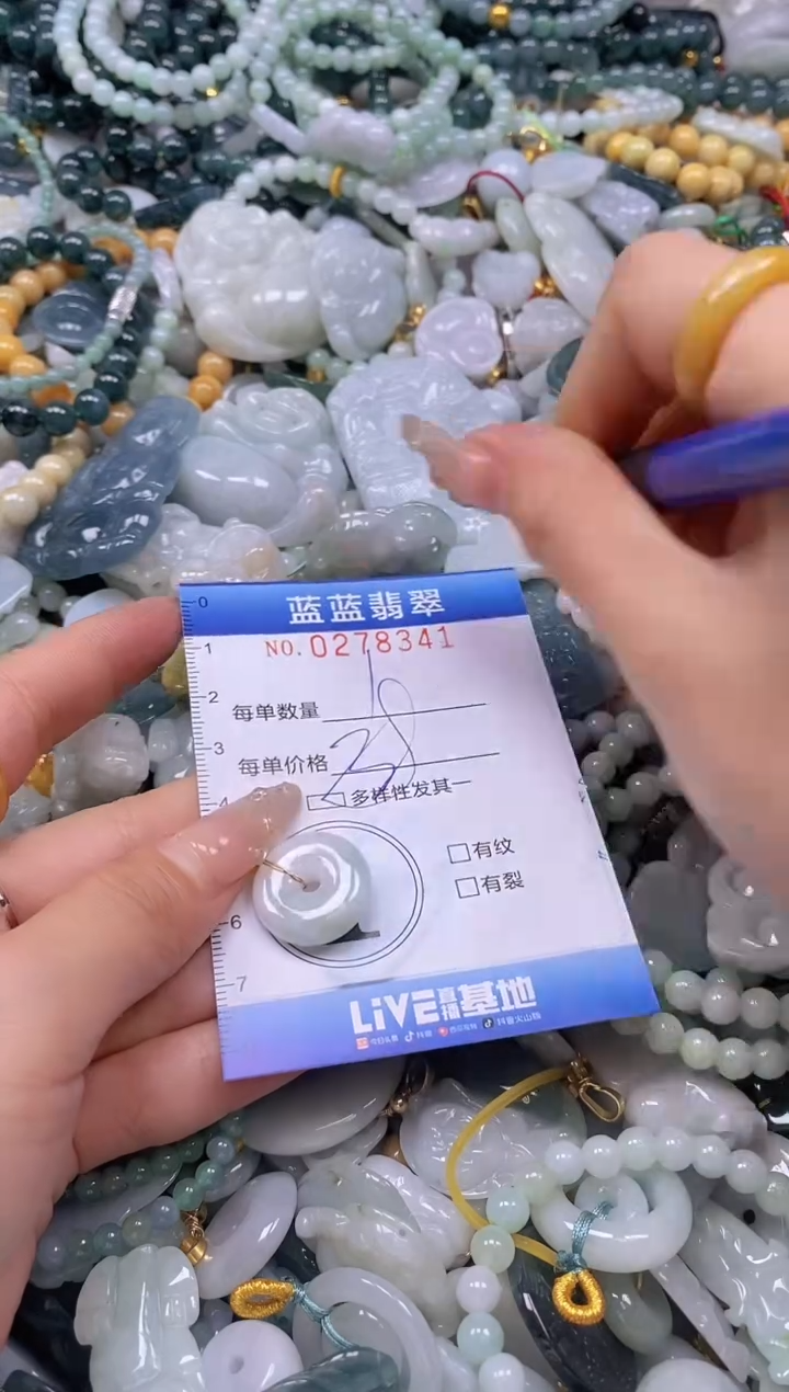 翡翠未镶嵌颈饰闪购0278341多样性发其一